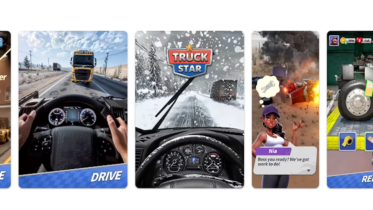 Background تحميل لعبة Truck Star للجوال 